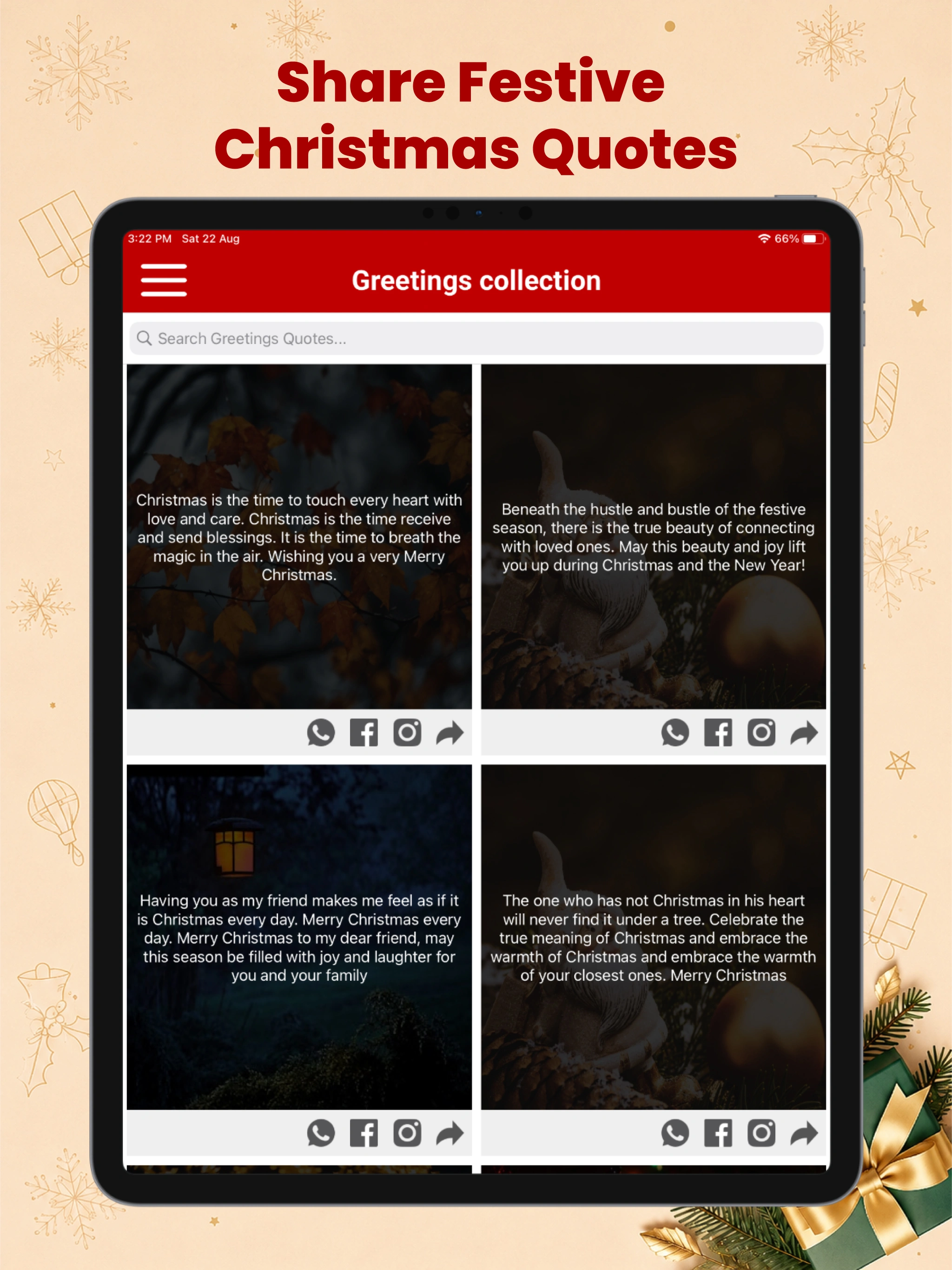 Christmas Budget Planner iPad screenshot 6