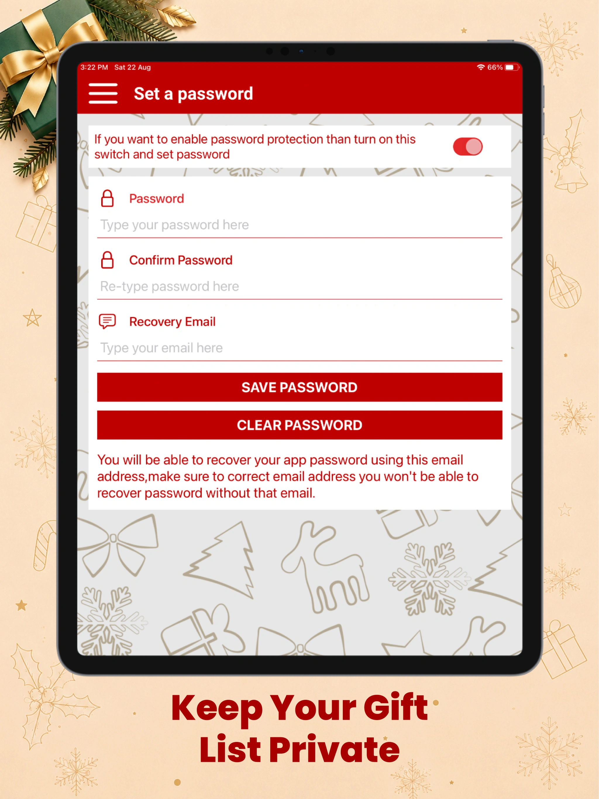 Christmas Budget Planner iPad screenshot 7