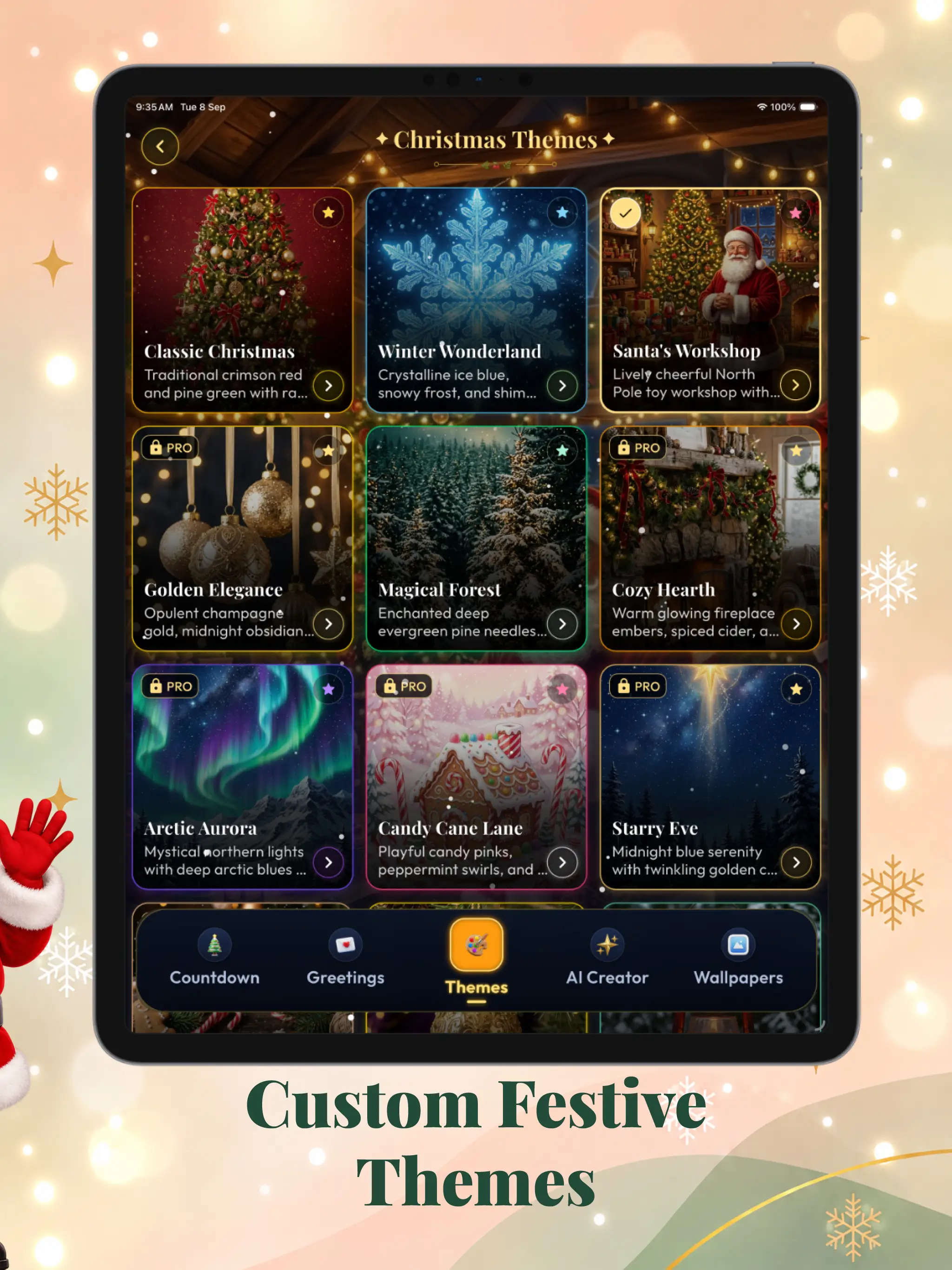 Christmas Countdown Timer iPad screenshot 2