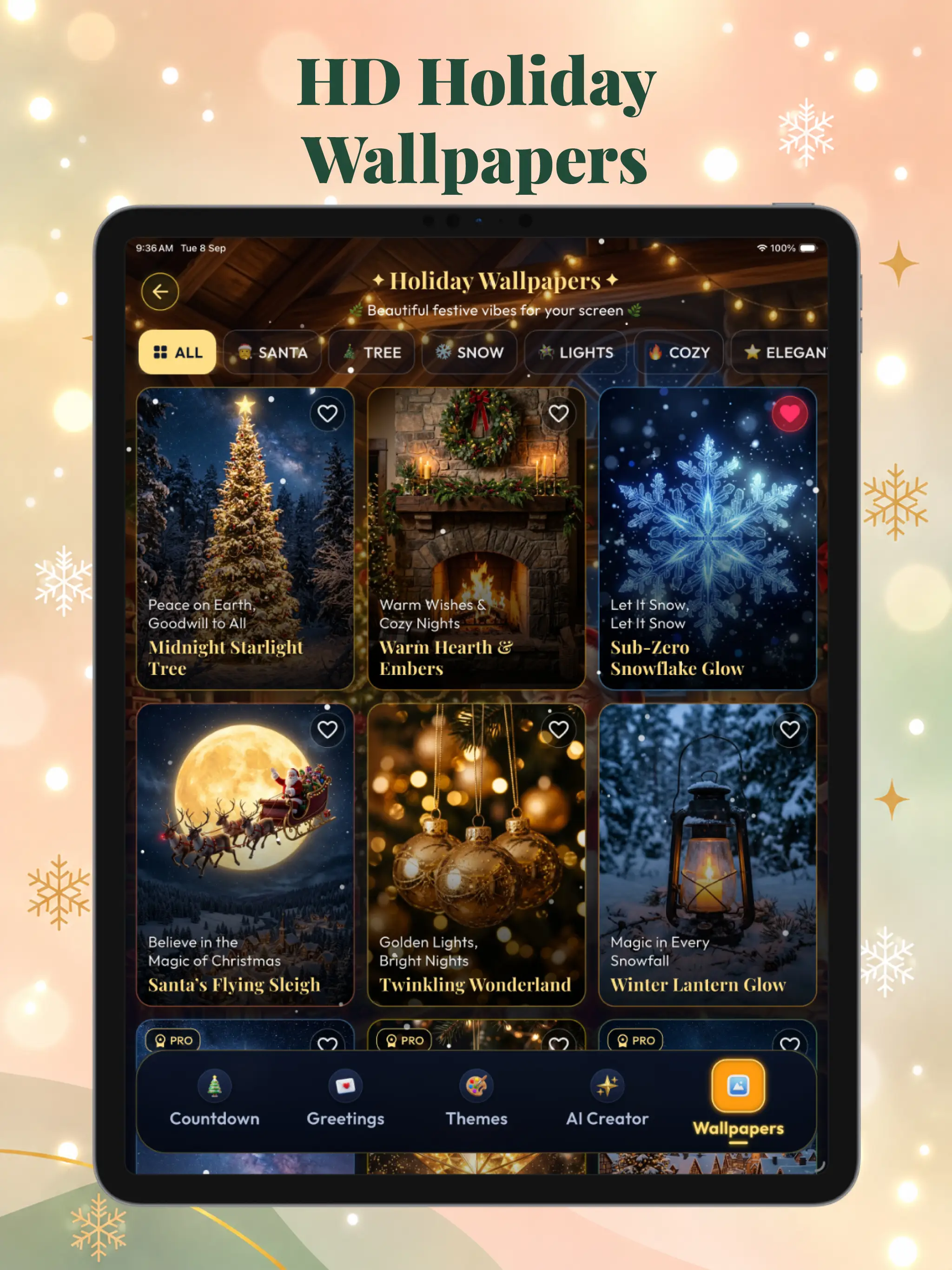 Christmas Countdown Timer iPad screenshot 3