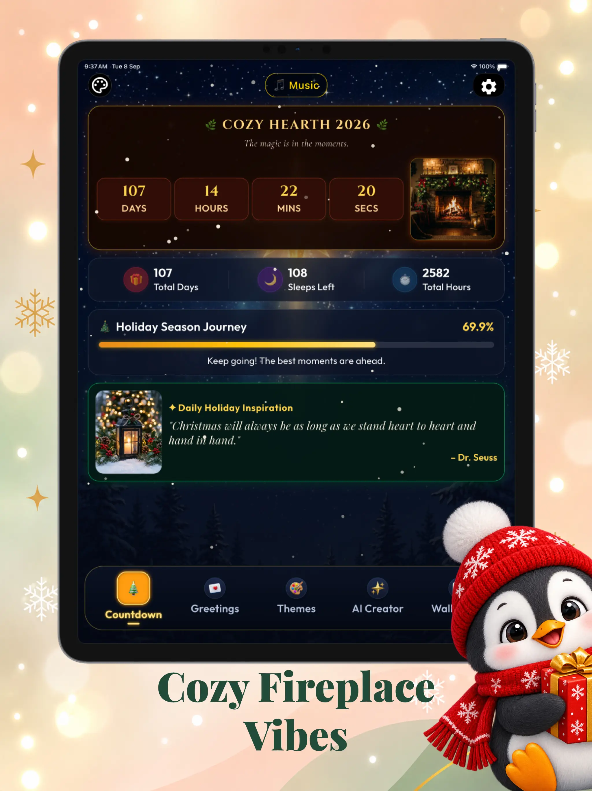 Christmas Countdown Timer iPad screenshot 8