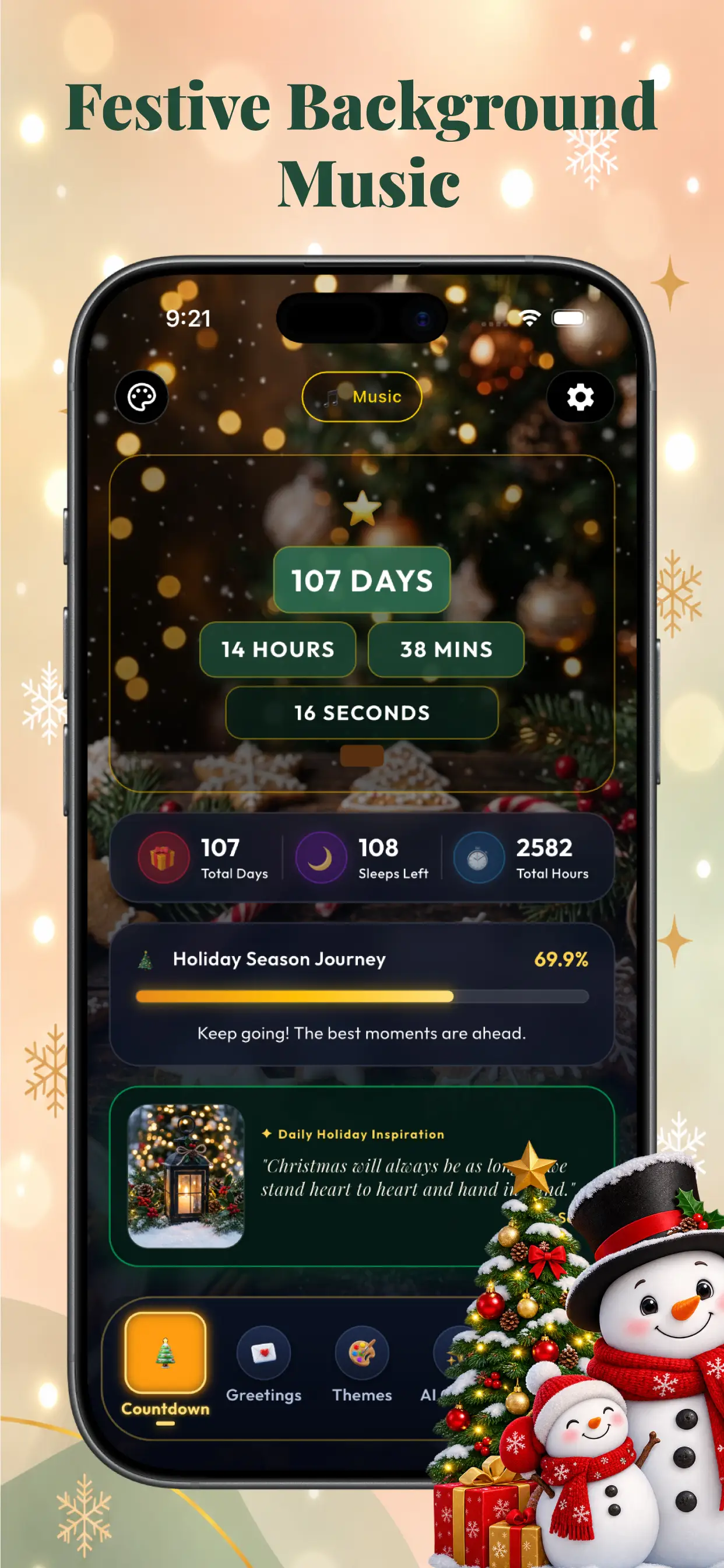 Christmas Countdown Timer iPhone screenshot 5