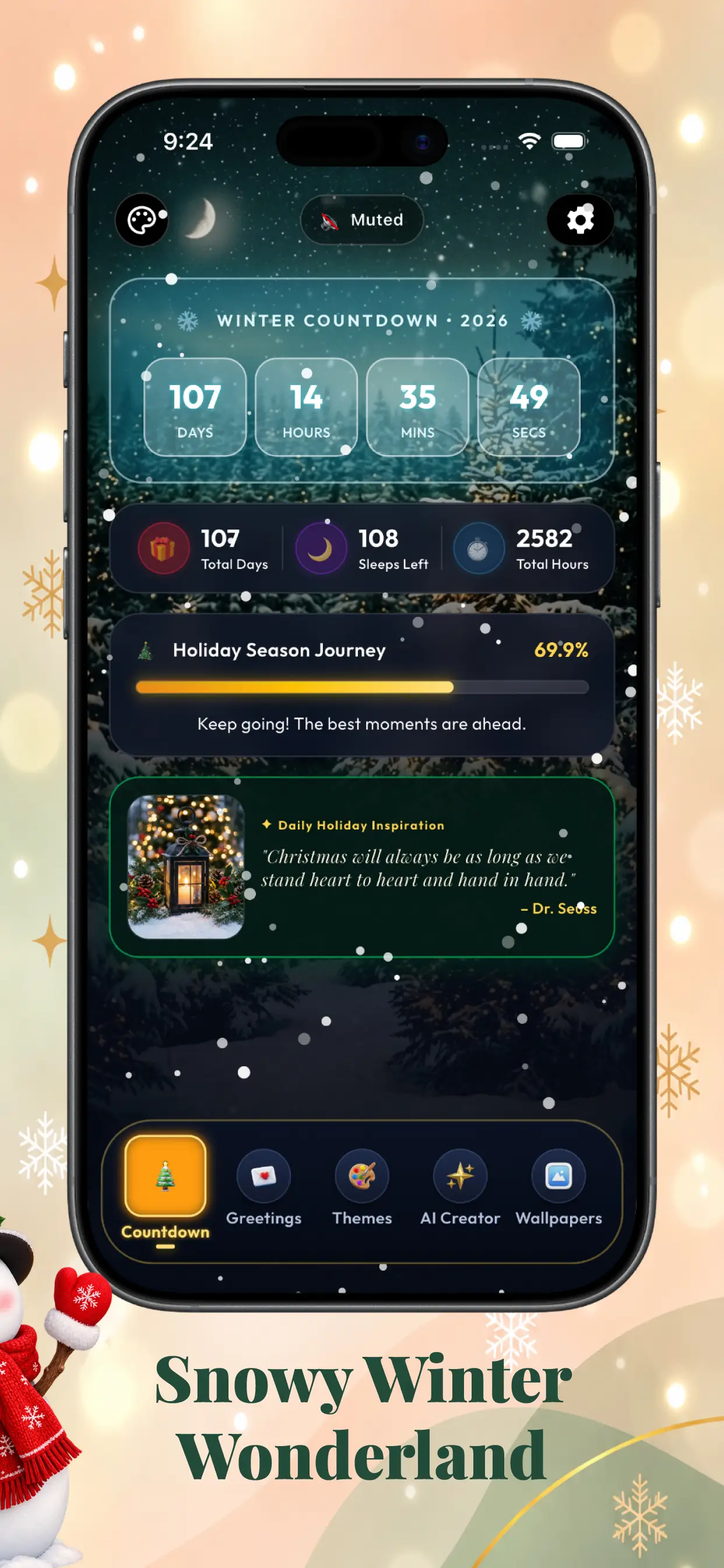 Christmas Countdown Timer iPhone screenshot 6