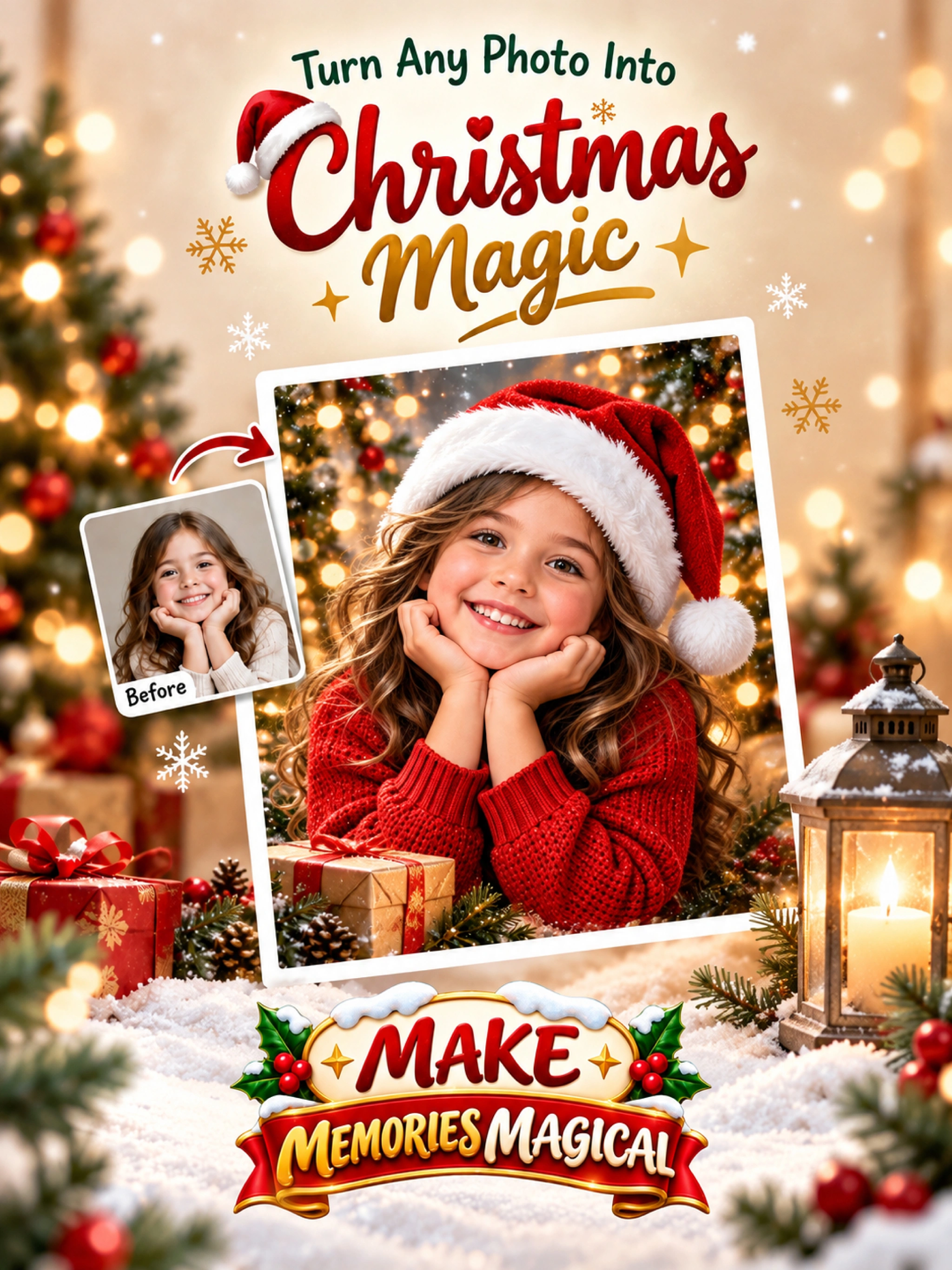 Christmas Photo Maker iPad screenshot 1