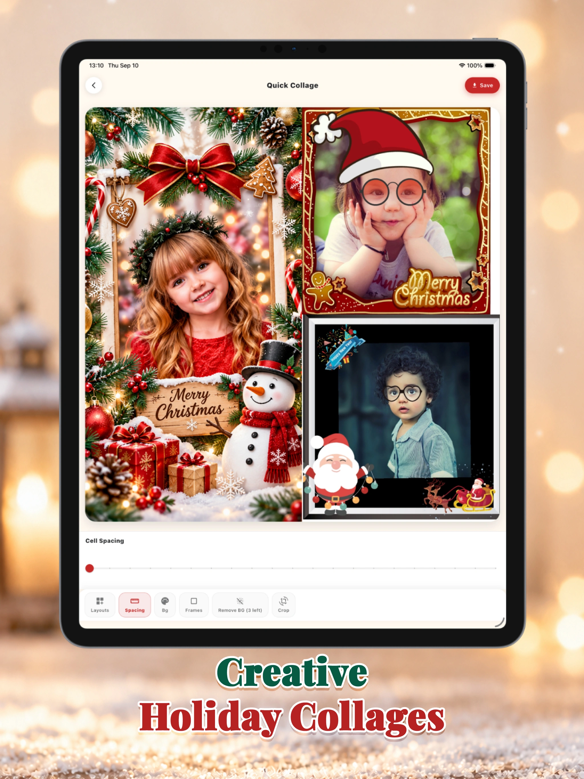 Christmas Photo Maker iPad screenshot 4