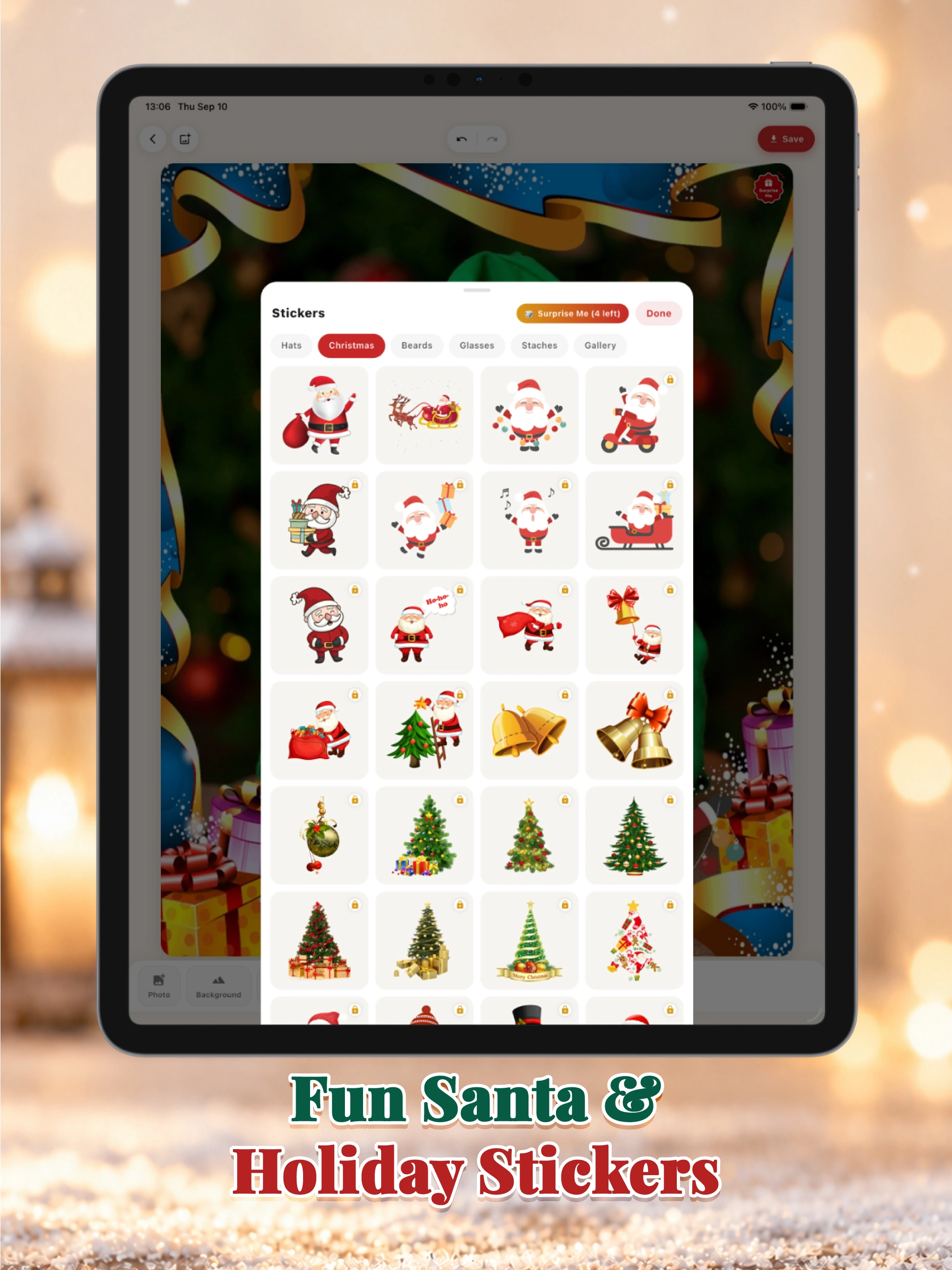 Christmas Photo Maker iPad screenshot 6