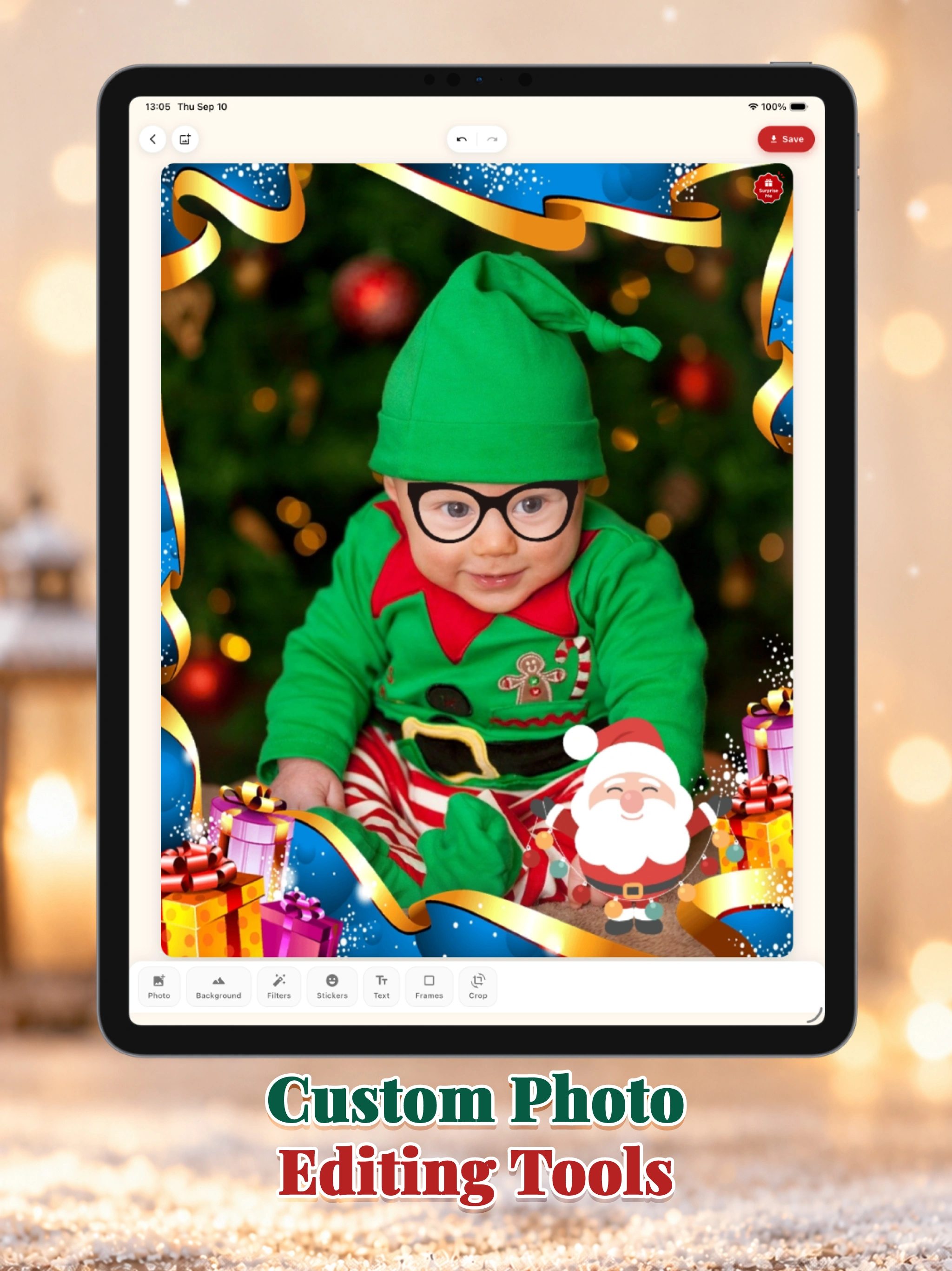 Christmas Photo Maker iPad screenshot 8
