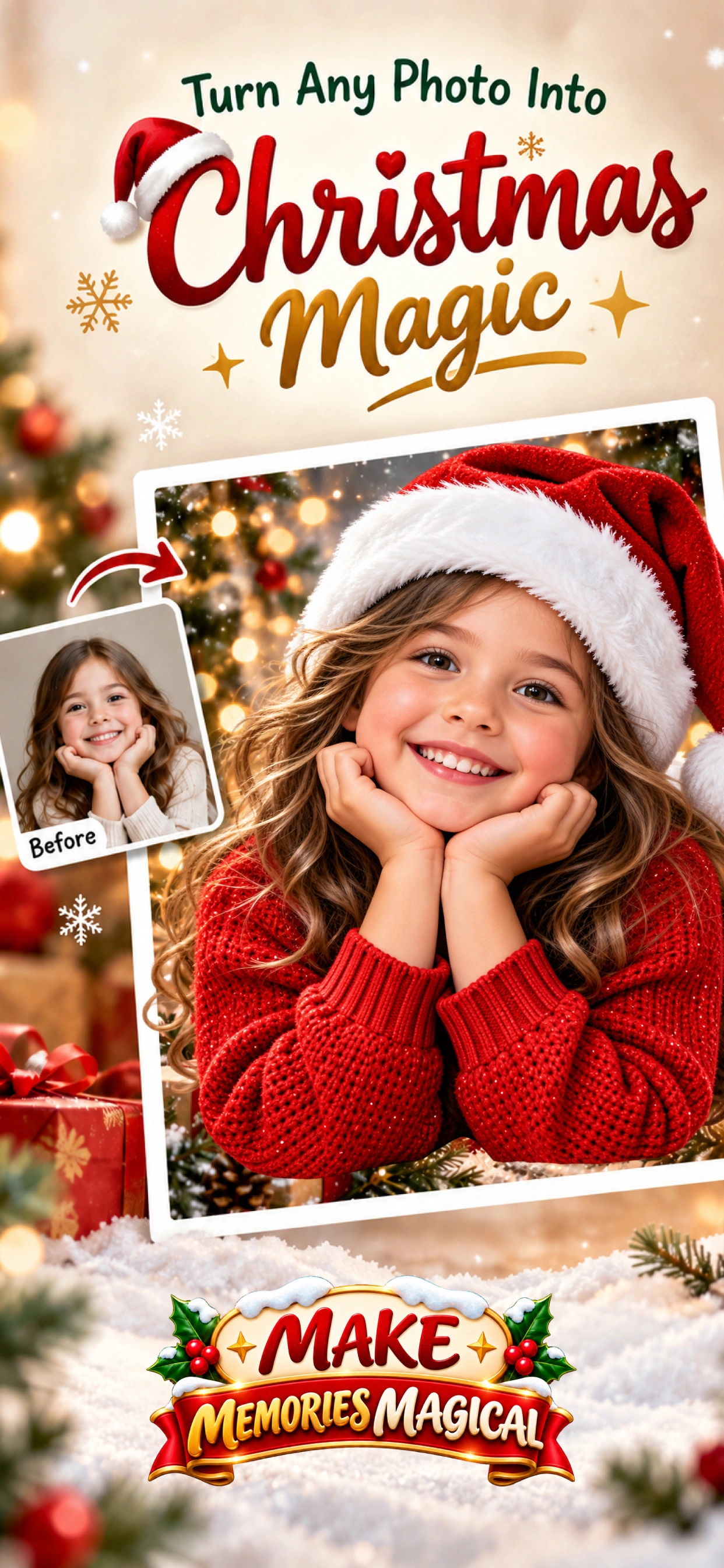 Christmas Photo Maker iPhone screenshot 1