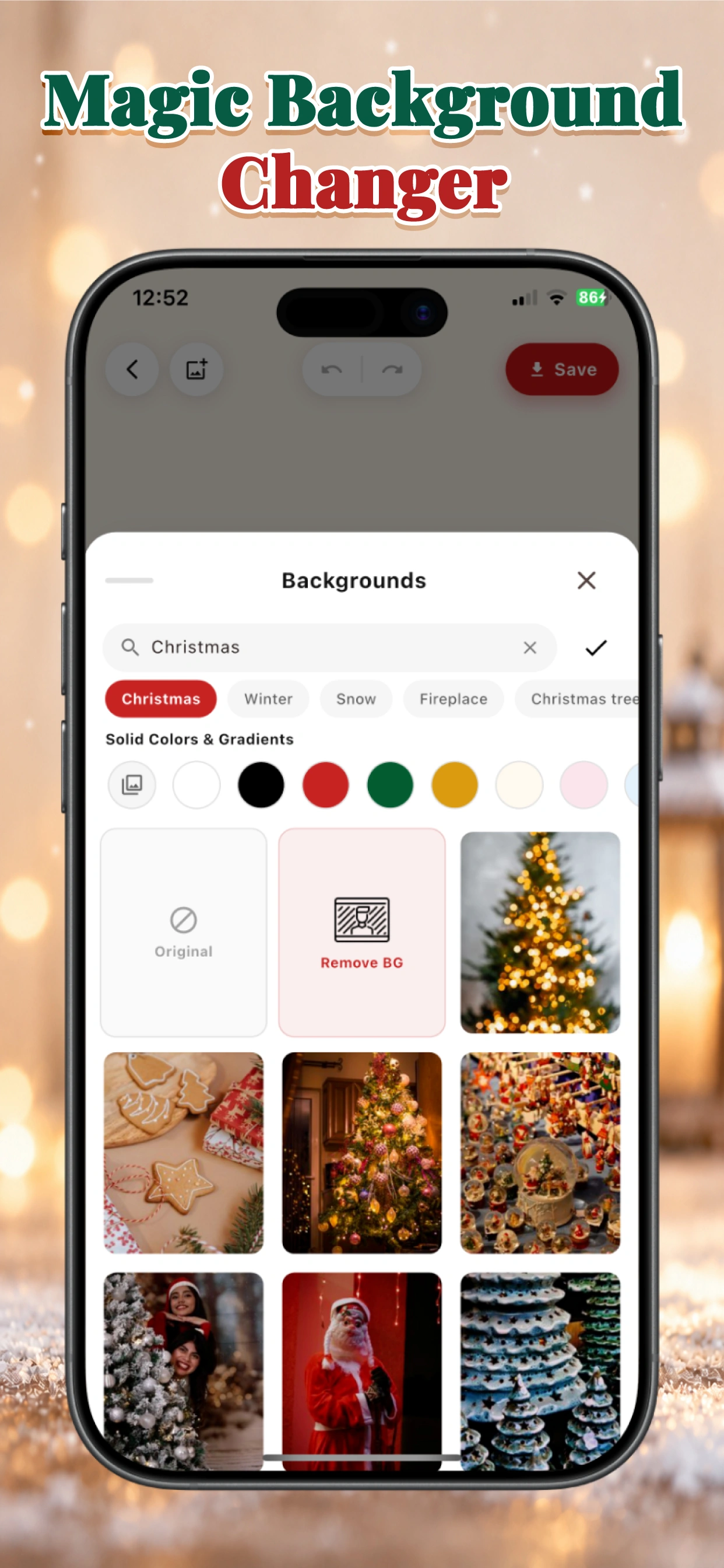 Christmas Photo Maker iPhone screenshot 5