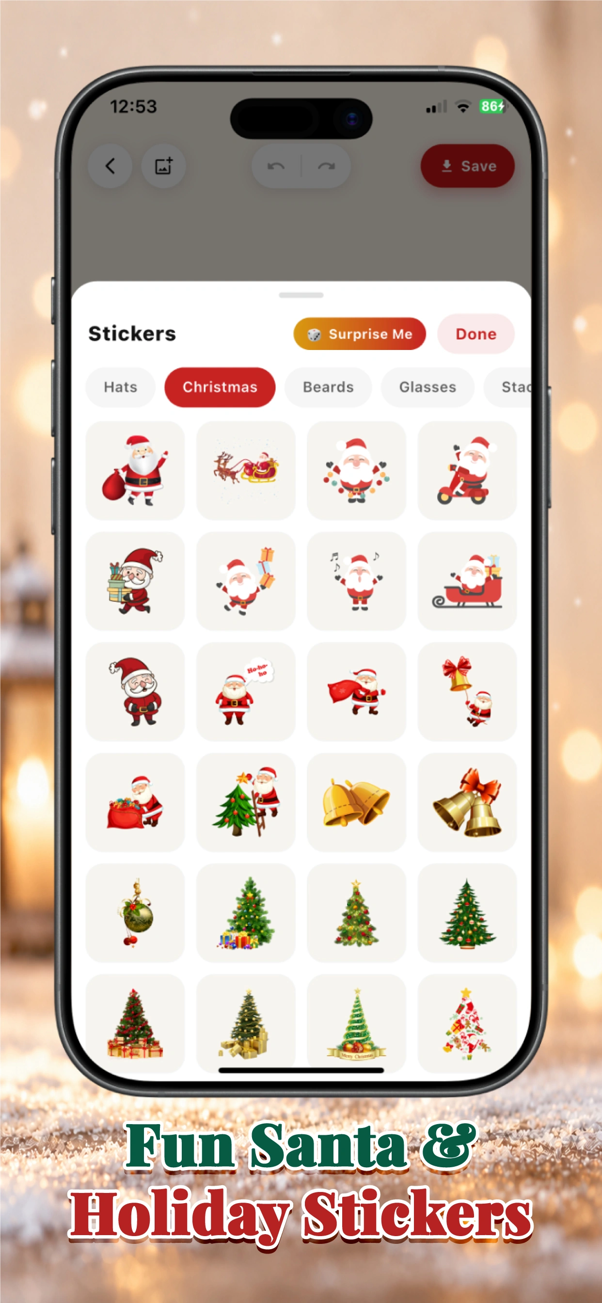 Christmas Photo Maker iPhone screenshot 6
