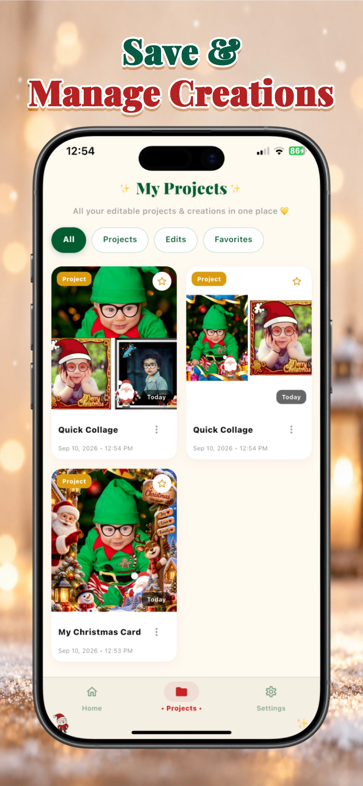 Christmas Photo Maker iPhone screenshot 9