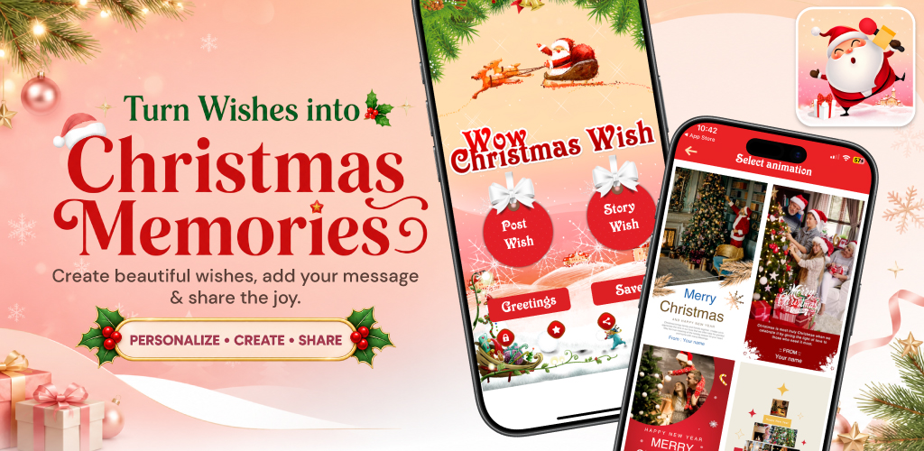 Wow Christmas Wish app preview