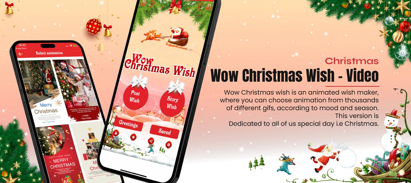 Wow Christmas Wish app banner
