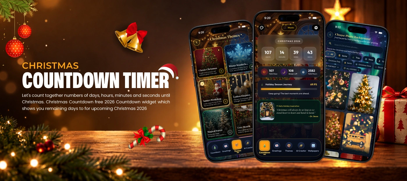 Christmas Countdown 2026 app banner